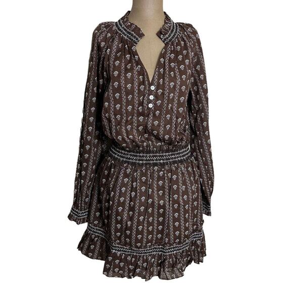 Veronica Beard Dresses & Skirts - Veronica Beard Brown Floral Mini Dress